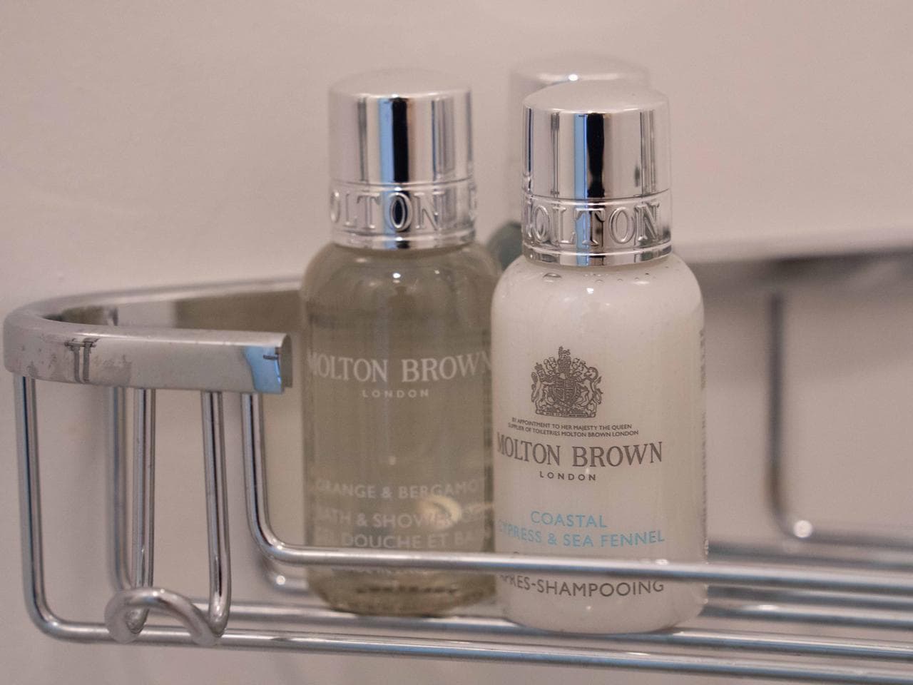 Luxury toiletries in the bathroom